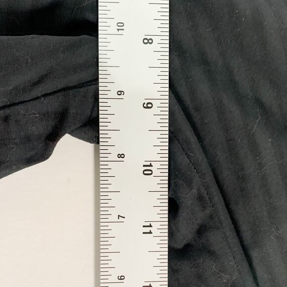 Burberry 8 Womens Washed Black Tailored Striped Cotton Shorts Bermuda - Picture 8 of 9